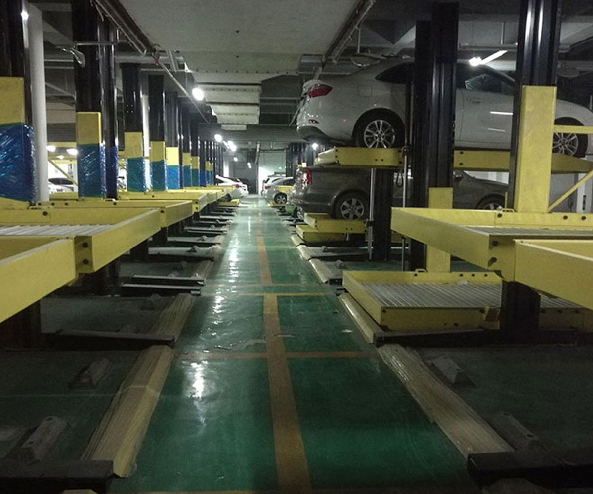 耀州双柱升降式机械停车场回收