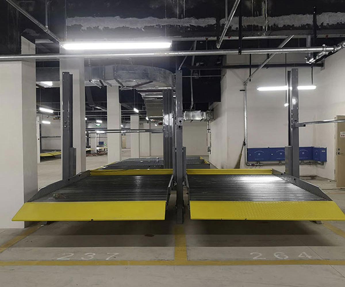 碧江两层简易式机械式停车库回收