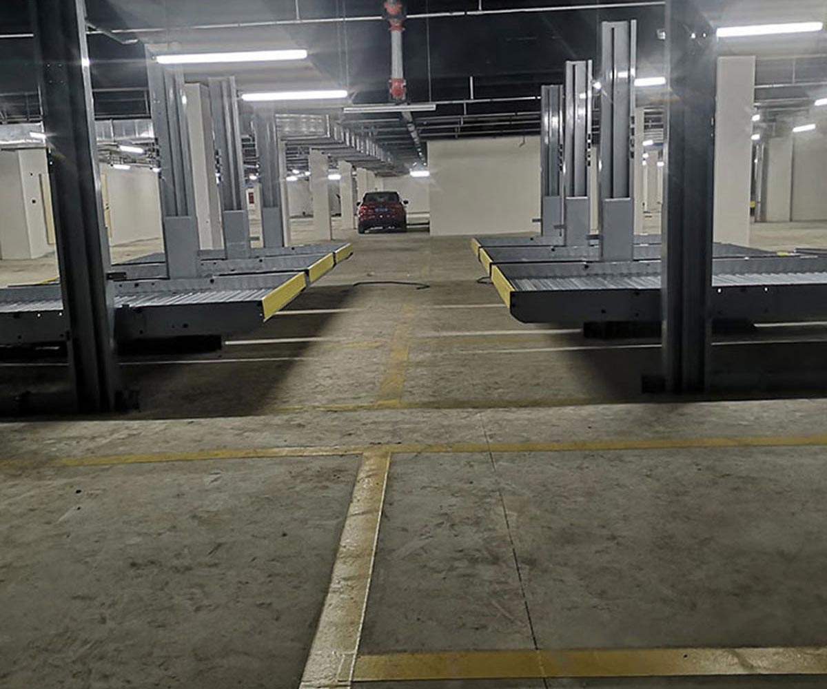 张家川机械立体车库的自动开关门怎么运作