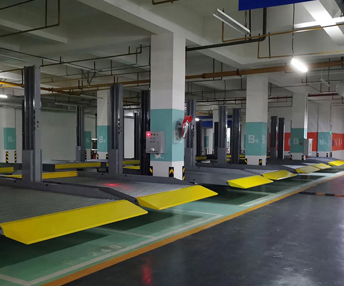大竹立体停车解停车难之困