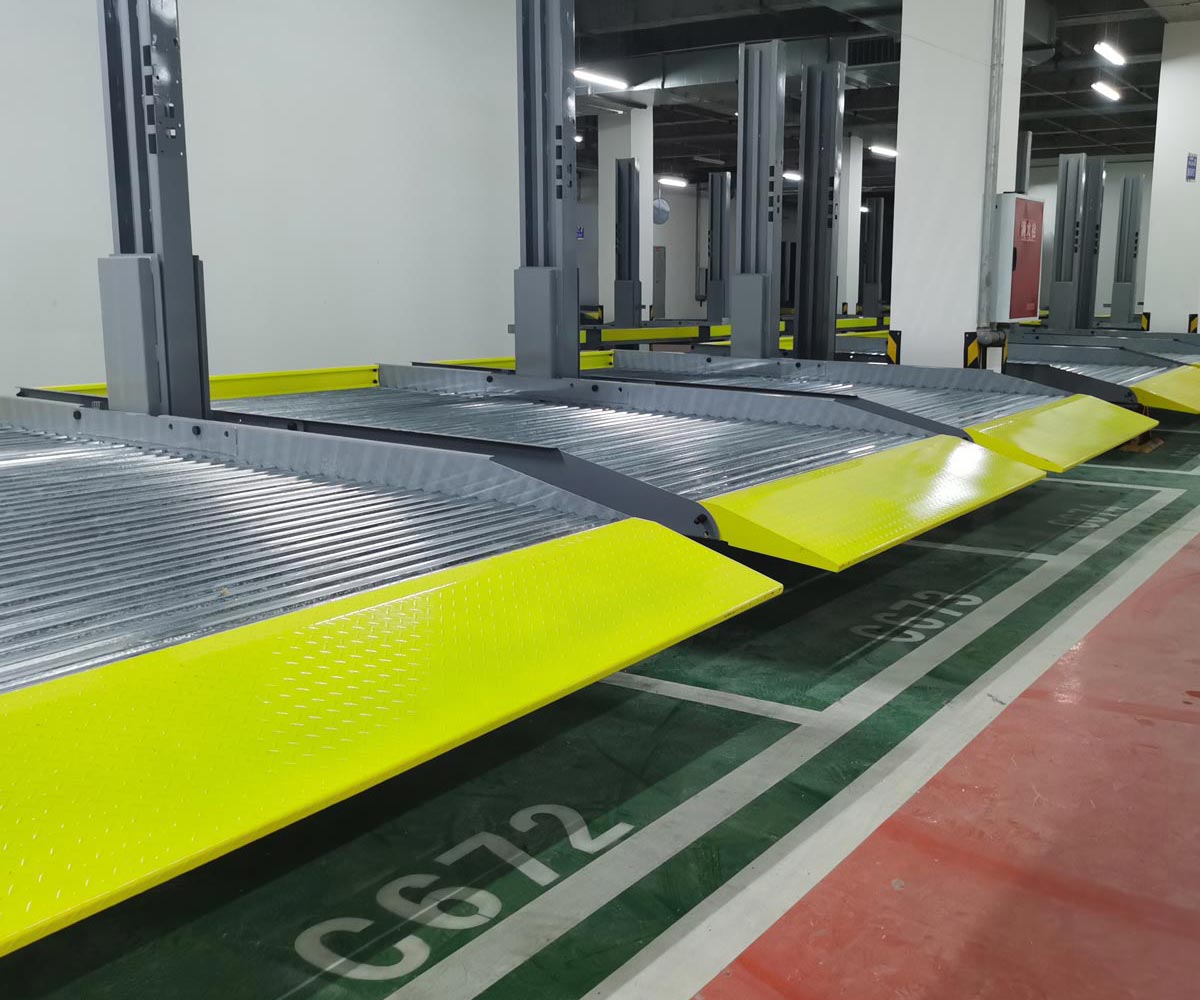 蒲江机械立体停车设备释放更多城市空间