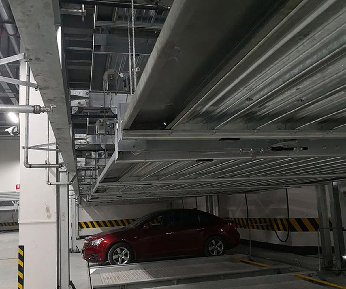 陆川基于智能停车场系统的立体车库