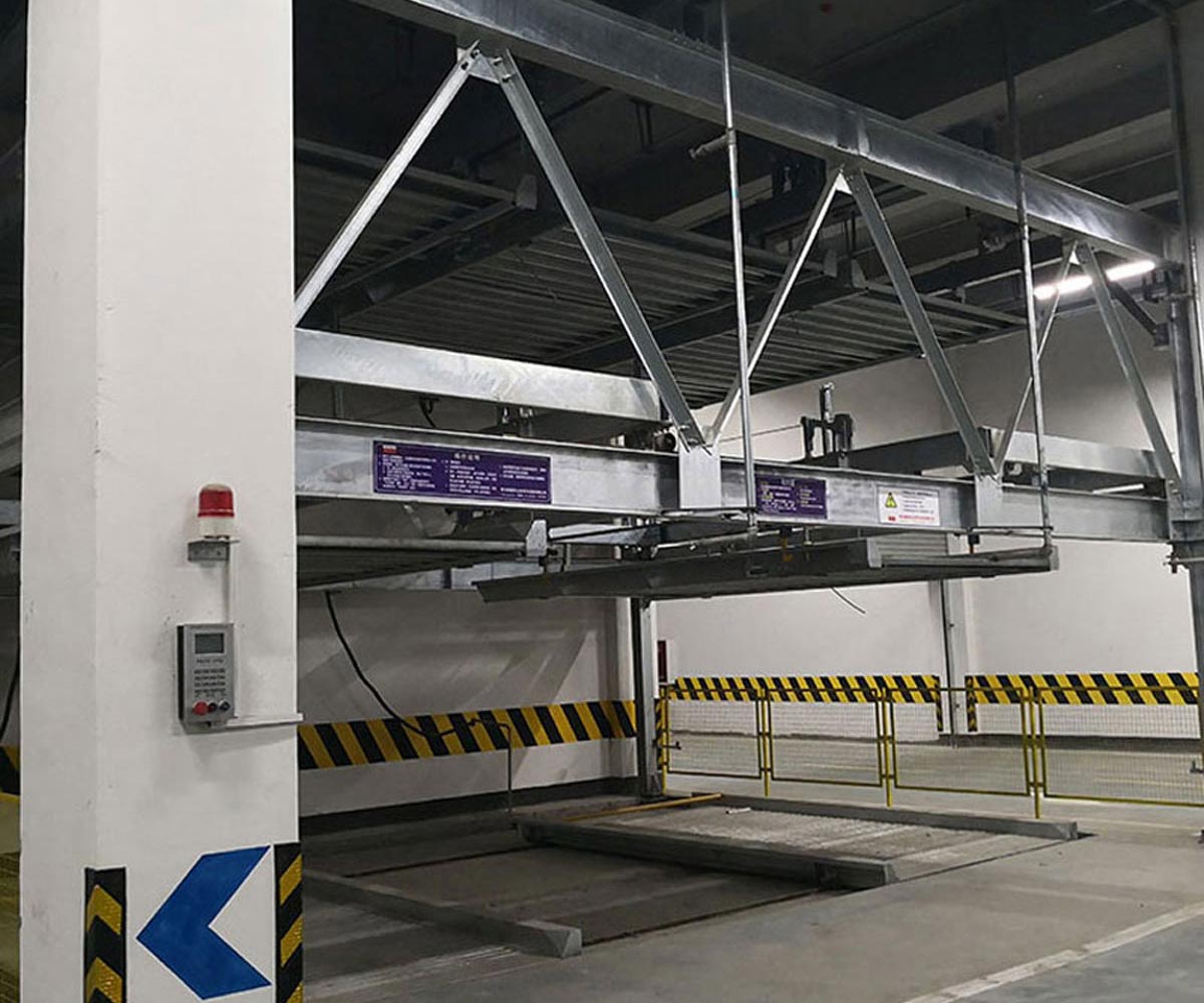 二层PSH型机械立体停车设备过验收.jpg