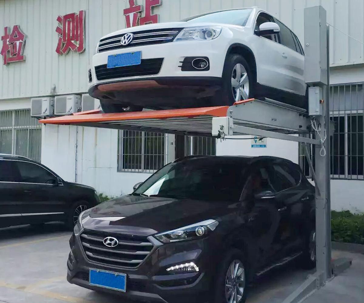 重庆四柱式简易升降立体停车设备
