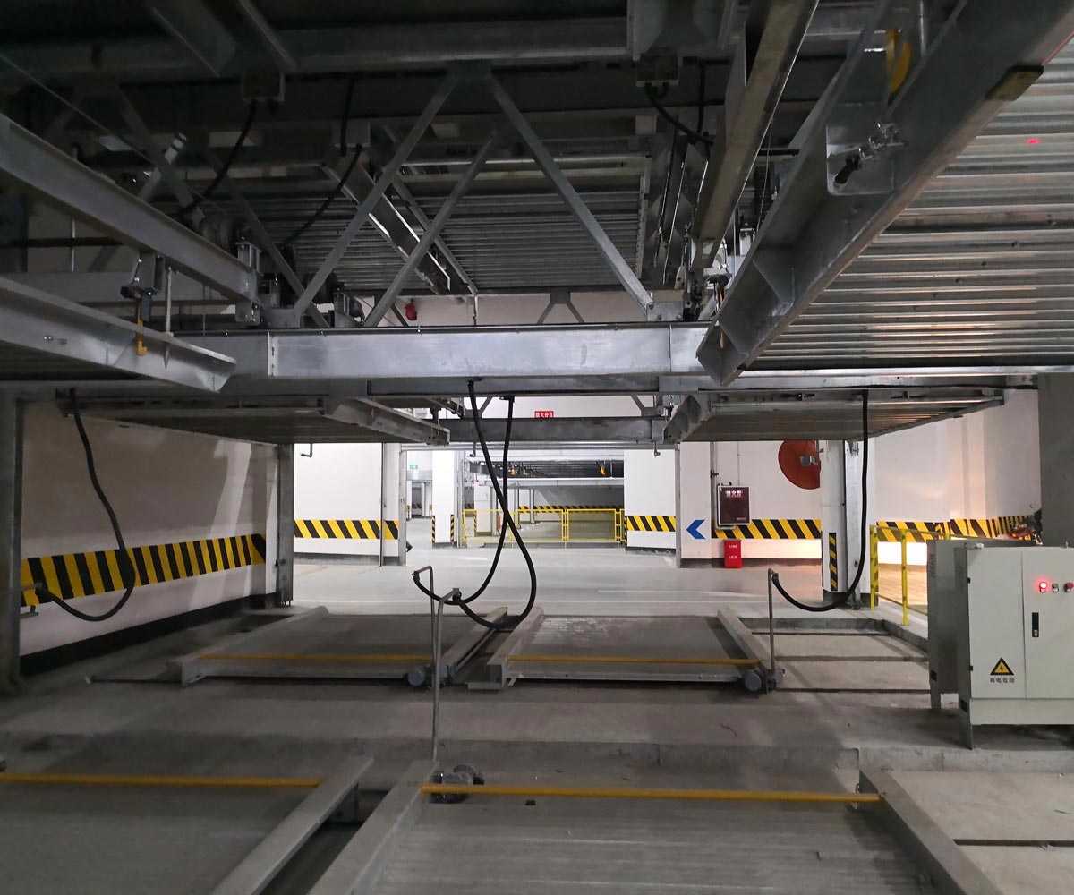 永川二层升降横移式立体停车设备